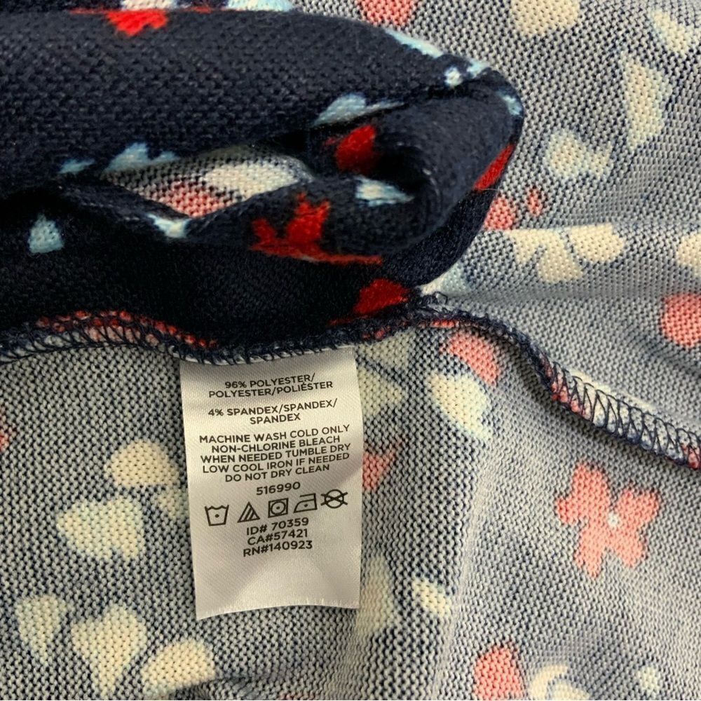 LOFT Faux Wrap long sleeve floral top - Picture 5 of 5